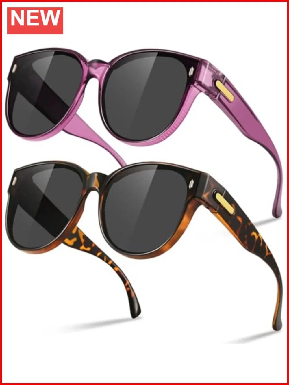 Oversized Polarized Fit Over Glasses Sunglasses UV400 Driving